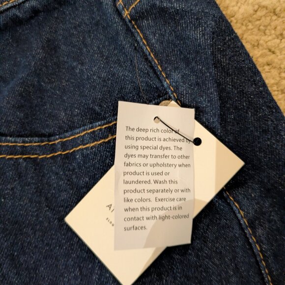 NWT Eloquii Wide Leg Dark Denim Jeans - Picture 8 of 8